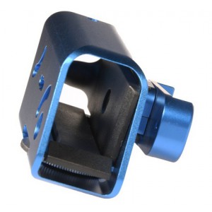 Подсумок пистолетный IPSC adjustable aluminium holster for Race Master SHS skeleton Blue I001-BL